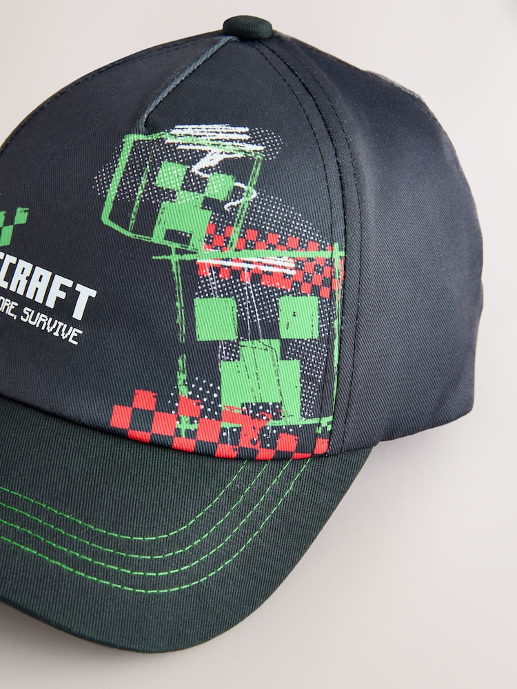 Black Minecraft Cotton Cap (3-16yrs) - Image 3 of 3