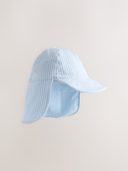 Blue/White Reversible Legionnaire Hat (3mths-10yrs) - Image 3 of 5