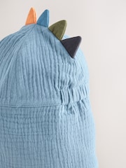 Blue Dino Spike Legionnaire Hat (3mths-6yrs) - Image 3 of 3