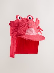 Red Crab Legionnaire Hat (3mths-6yrs) - Image 1 of 3