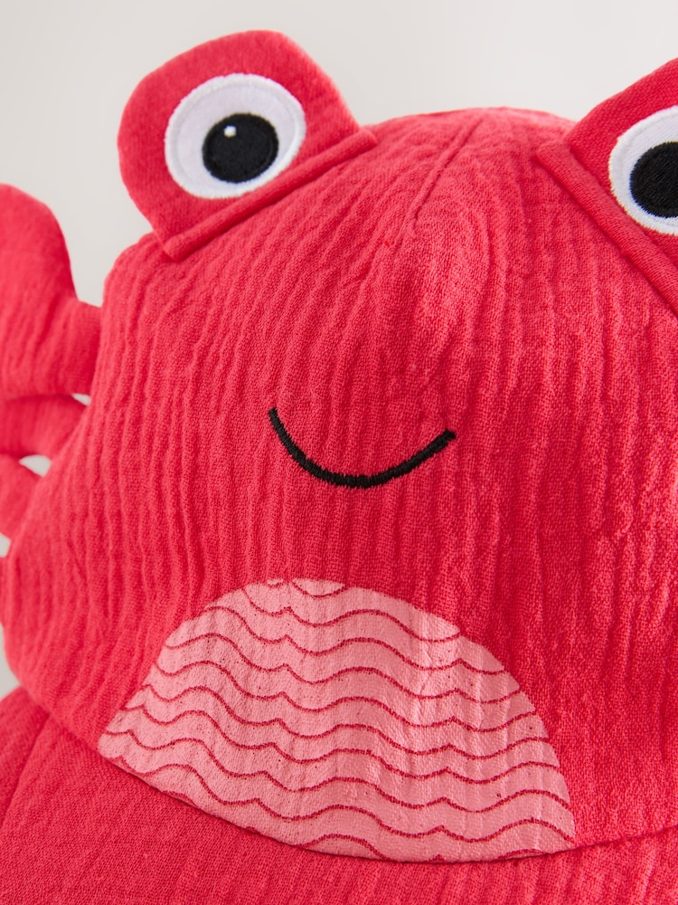 Red Crab Legionnaire Hat (3mths-6yrs) - Image 2 of 3