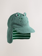 Green Frog Legionnaire Hat (3mths-6yrs) - Image 1 of 3
