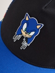 Azul/negro - Sonic the Hedgehog Baseball Cap (3-13yrs) - Imagen 2 de 3
