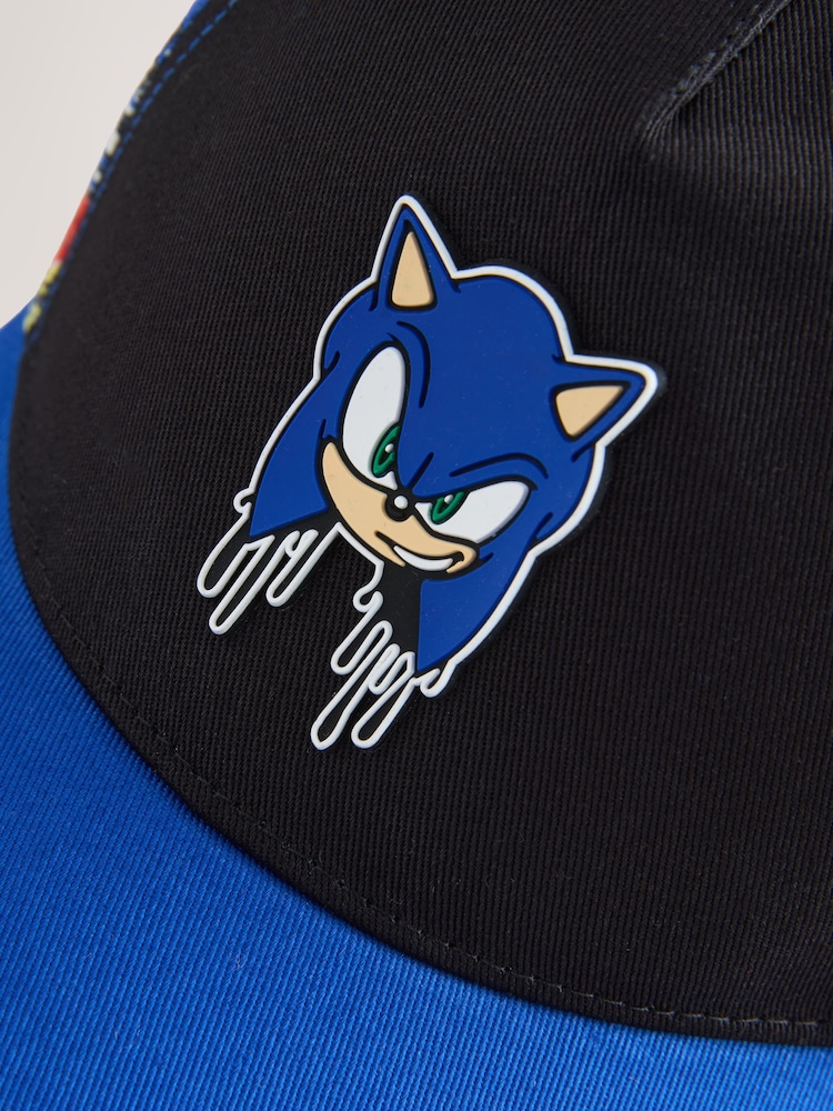 Azul/negro - Sonic the Hedgehog Baseball Cap (3-13yrs) - Imagen 2 de 3 Azul/negro - Sonic the Hedgehog Baseball Cap (3-13yrs) - Imagen 2 de 3