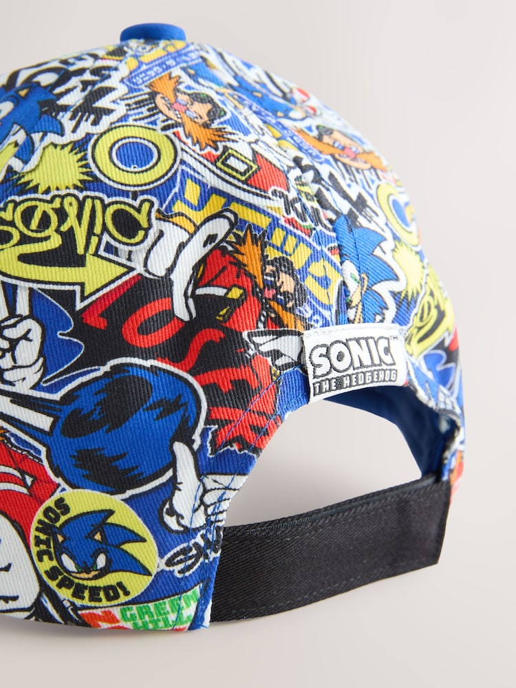 Azul/negro - Sonic the Hedgehog Baseball Cap (3-13yrs) - Imagen 3 de 3 Azul/negro - Sonic the Hedgehog Baseball Cap (3-13yrs) - Imagen 3 de 3