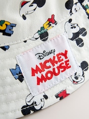 Ecru White All-Over-Print Mickey Mouse Bucket Hat (3mths-10yrs) - Image 2 of 3