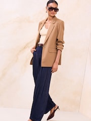 Lipsy Camel Relaxed Blazer - Image 4 of 5