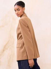 Lipsy Camel Relaxed Blazer - Image 5 of 5