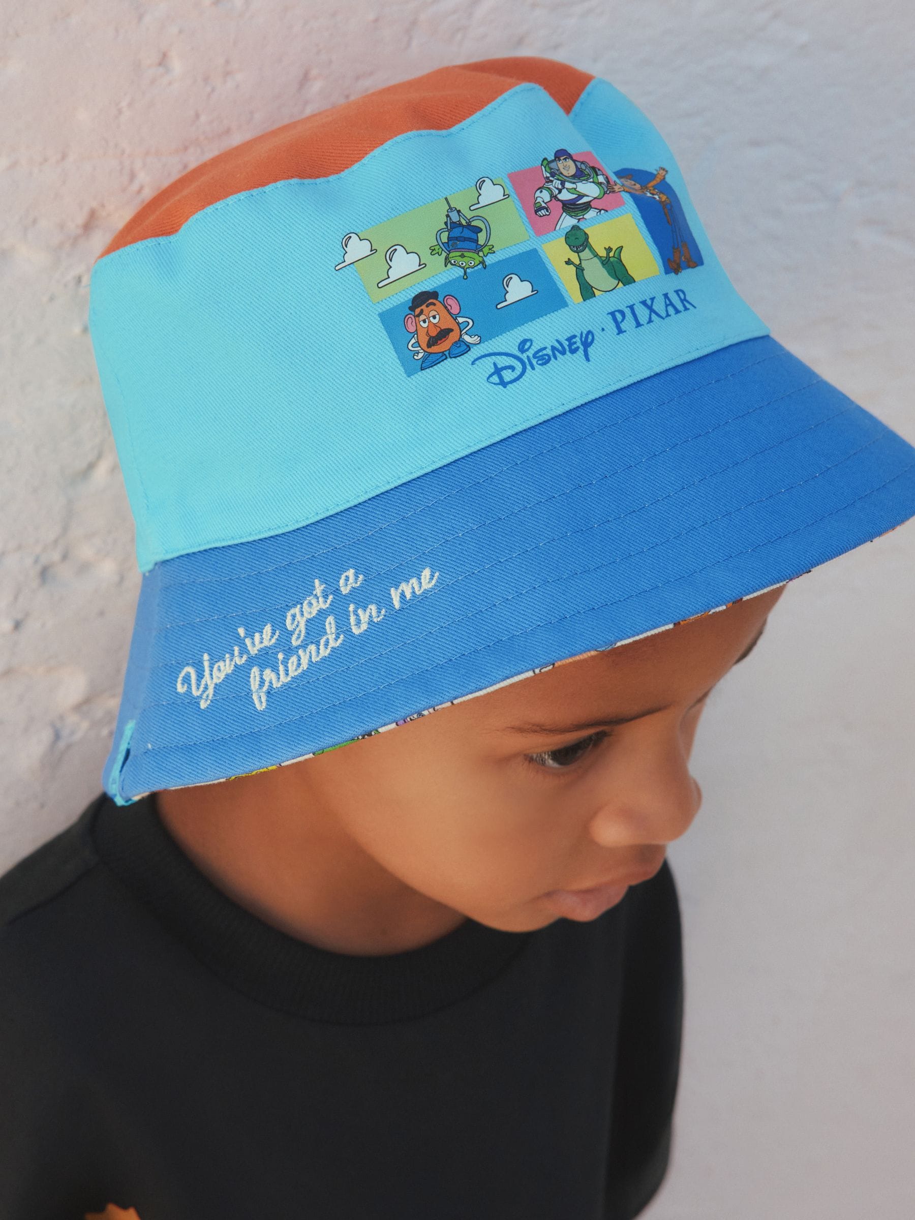 Disney Pixar Lightyear Star Command Patches Youth Glow-in-the-Dark Bucket Hat Vintage Disney Toy Story 2 Buzz Lightyear Embroidered Bucket  main image 4