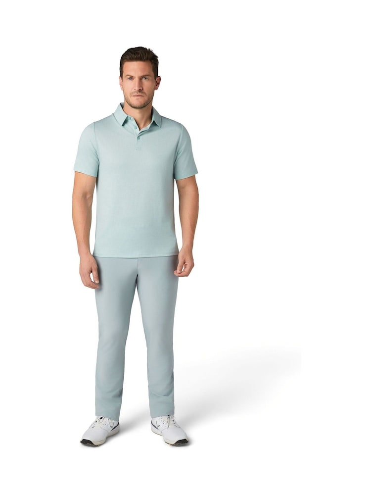 Emea Short Sleeve Chev Twill Jacquard Polo Shirt - Image 1 of 4 Emea Short Sleeve Chev Twill Jacquard Polo Shirt - Image 1 of 4