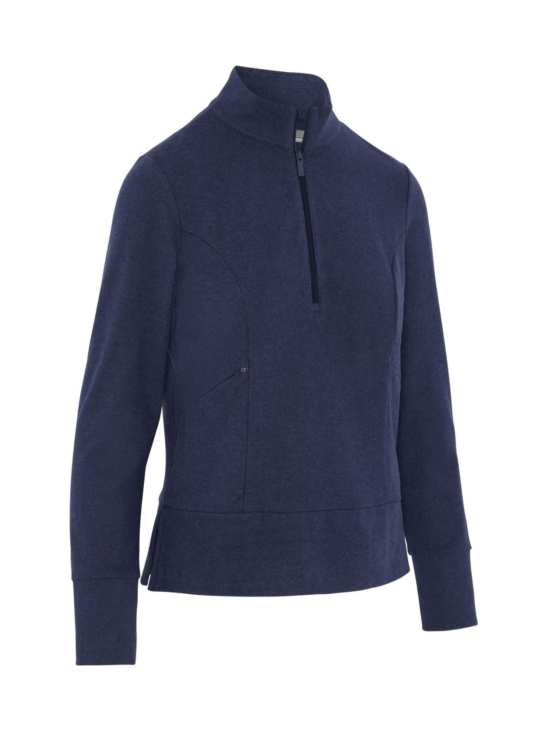 Satın al Callaway Apparel Mavi Çeyrek Fermuarlı Mikro Kazak Polar