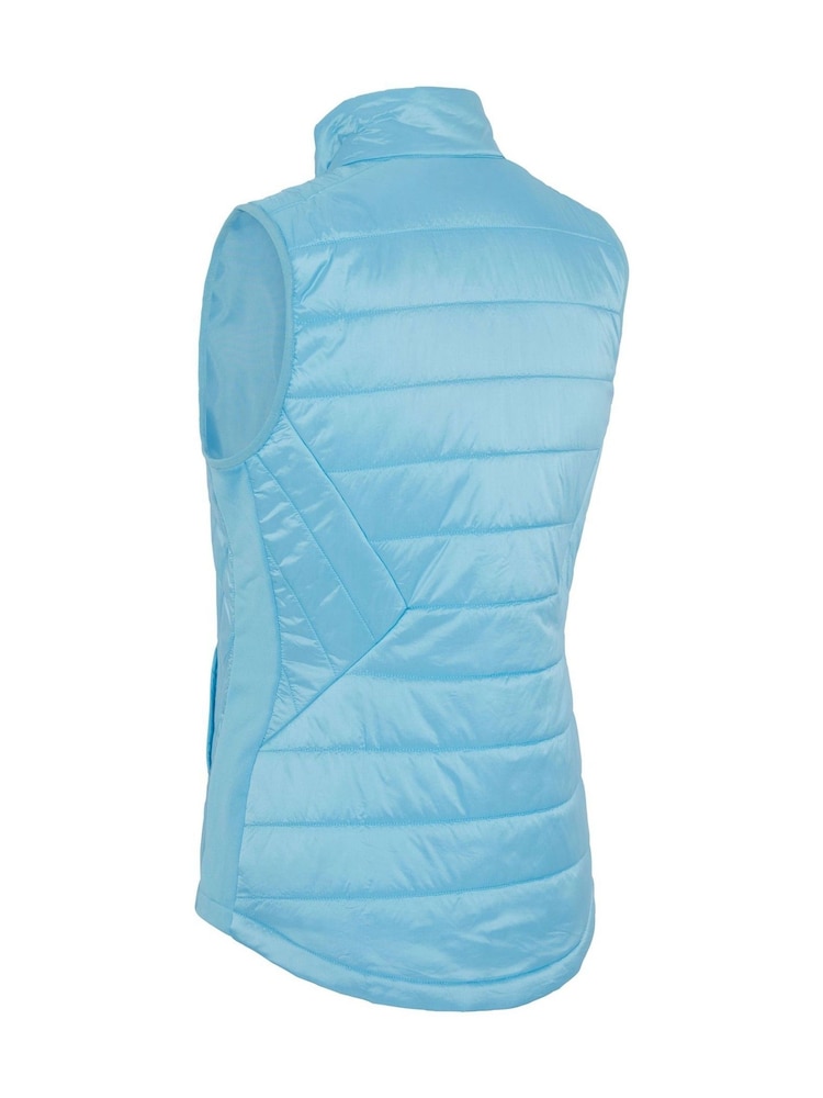 Callaway Apparel Blue Quilted Puffer Vest - Image 6 of 6 Callaway Apparel Blue Quilted Puffer Vest - Image 6 of 6