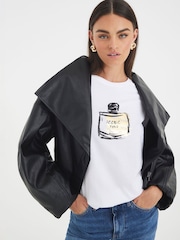 River Island Foil Perfume T-Shirt - Imagem 3 de 4