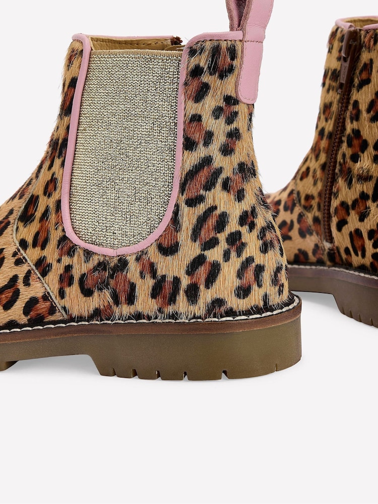 Boden Brown Leather Chelsea Boots - Image 3 of 3