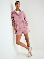 Pink Stripe Pull On Shorts - Image 2 of 9