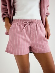 Pink Stripe Pull On Shorts - Image 5 of 9