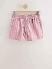 Pink Stripe Pull On Shorts - Image 7 of 9