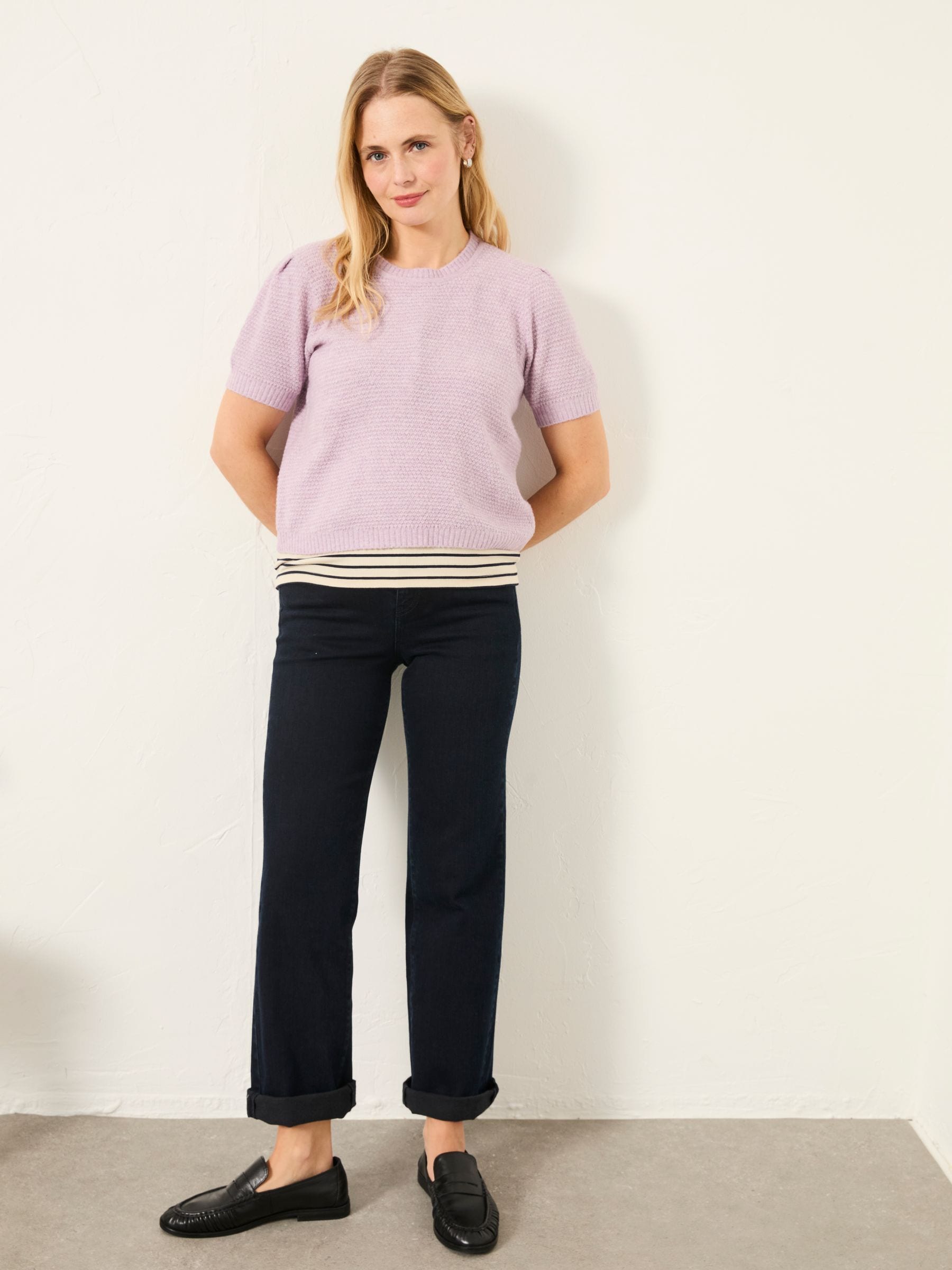 Fat Face - Women - T-Shirt - Recycled Polyester Blend - Lilac