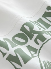 Cream Relaxed Fit Long Sleeve Denim Shirt - Image 8 of 9