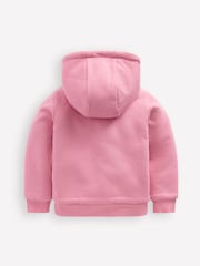 Boden Pink Reversible Borg Hoodie - Image 2 of 4