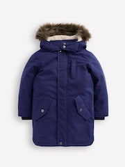 Boden Blue Waterproof Parka - Image 1 of 5
