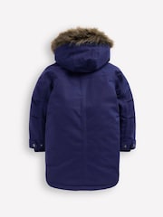 Boden Blue Waterproof Parka - Image 2 of 5