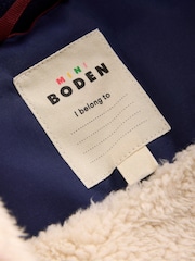 Boden Blue Waterproof Parka - Image 4 of 5
