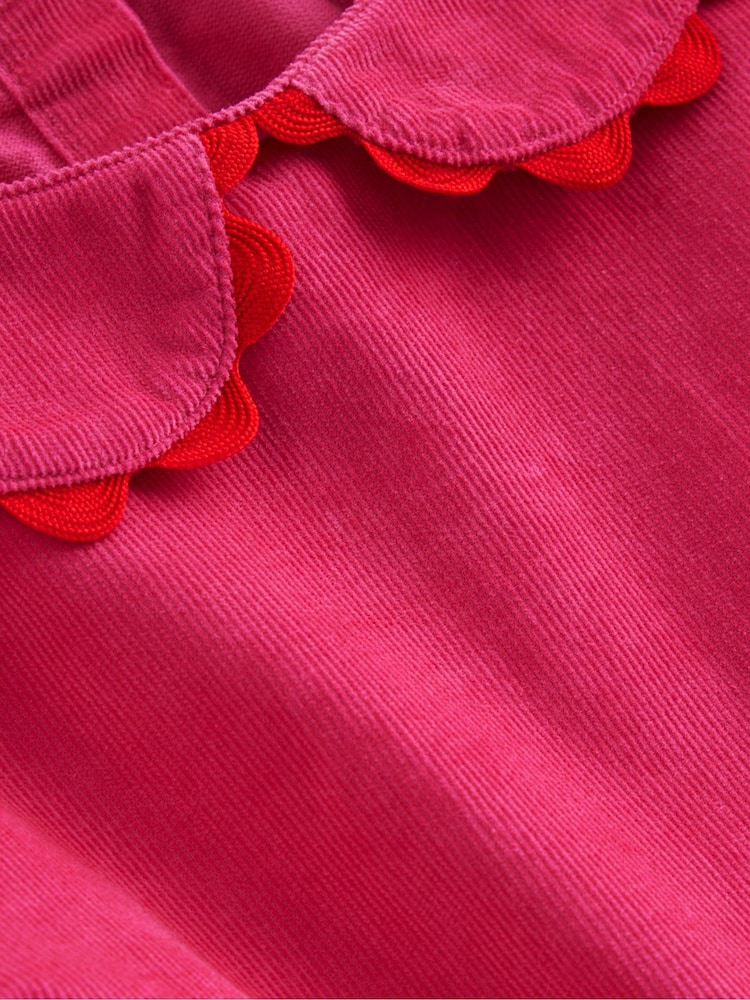 Boden Pink Cord Ric Rac Trim Dress - Image 3 of 3 Boden Pink Cord Ric Rac Trim Dress - Image 3 of 3