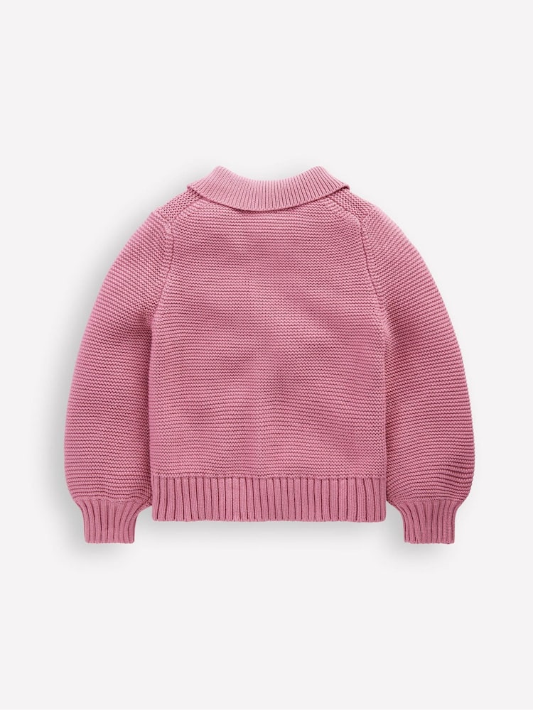 Boden Pink Collared Cardigan - Image 2 of 3