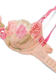 Victoria's Secret Sweet Melody Pink Unlined Balcony Embroidered Bra - Image 4 of 4
