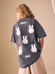 Charcoal Miffy - Tricou cu model grafic Larg (3-16yri) - Imaginea 1 din 4