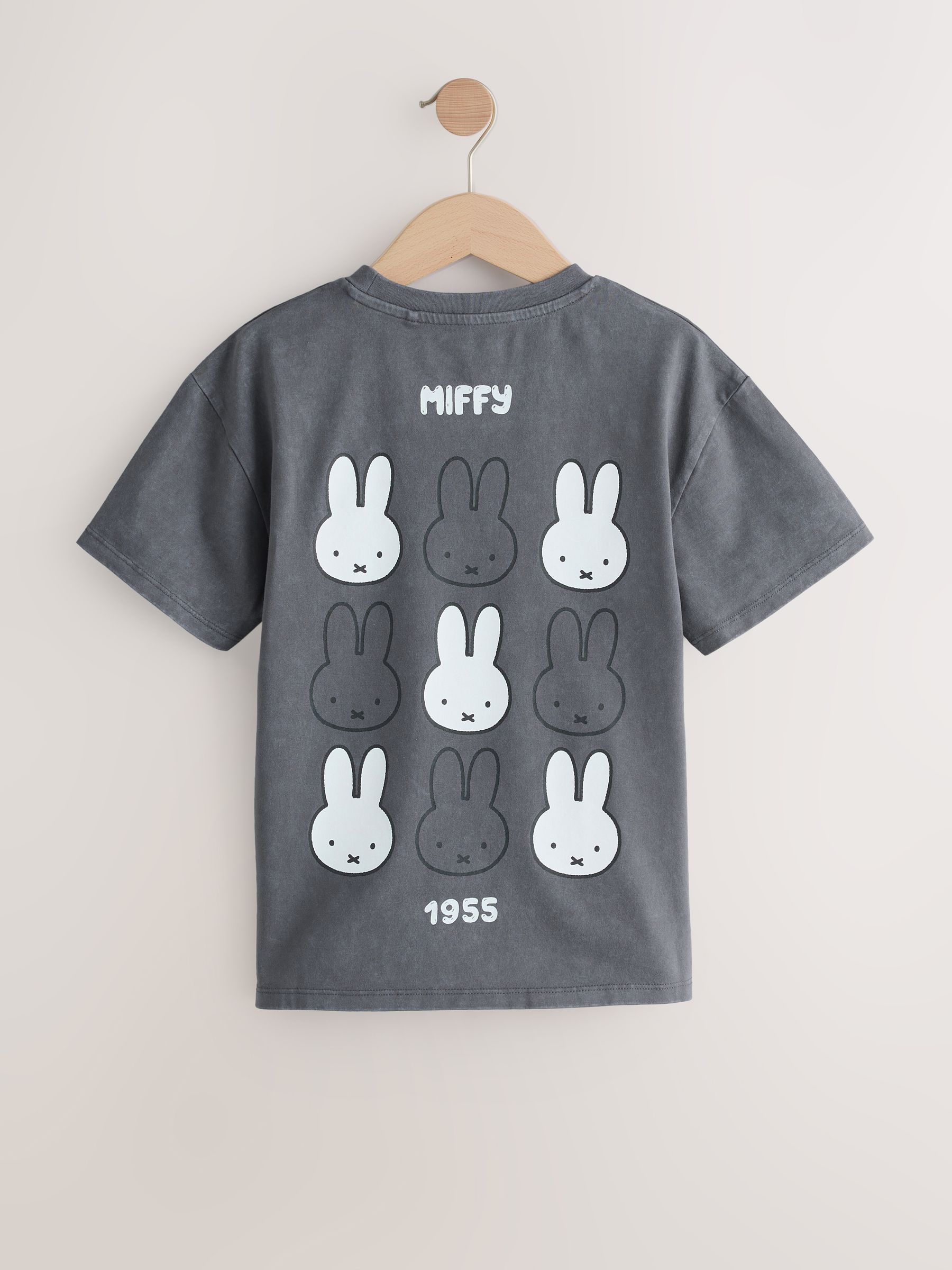 Buy Charcoal Miffy Oversized Graphic T-Shirt (3-16yrs) from Next USA
