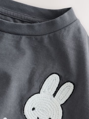 Charcoal Miffy - Футболка свободного кроя с принтом (3-16 лет) - Изображение 7 8