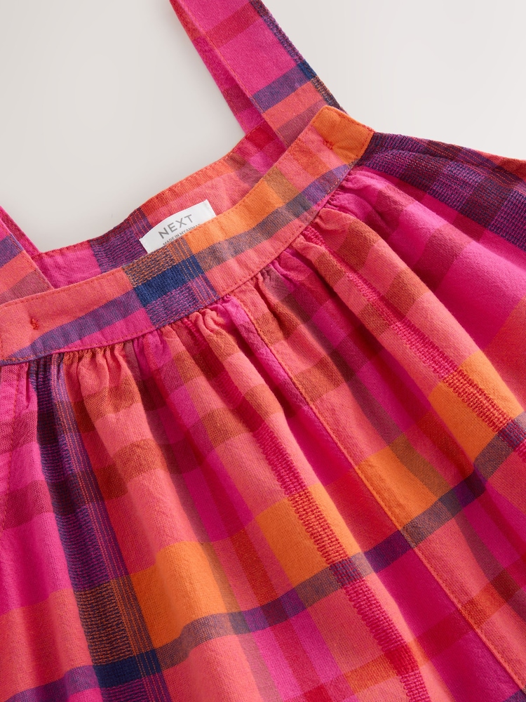 Portocaliu/Roz - Barrel Leg Jumpsuit (3-16yrs) - Imaginea 7 din 7