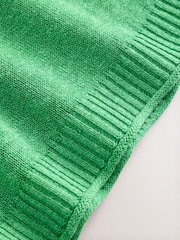 Green Fruit Embellished Short Sleeve Crew Neck Top With Linen - Image 7 of 8