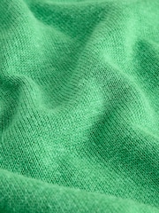 Green Fruit Embellished Short Sleeve Crew Neck Top With Linen - Image 8 of 8