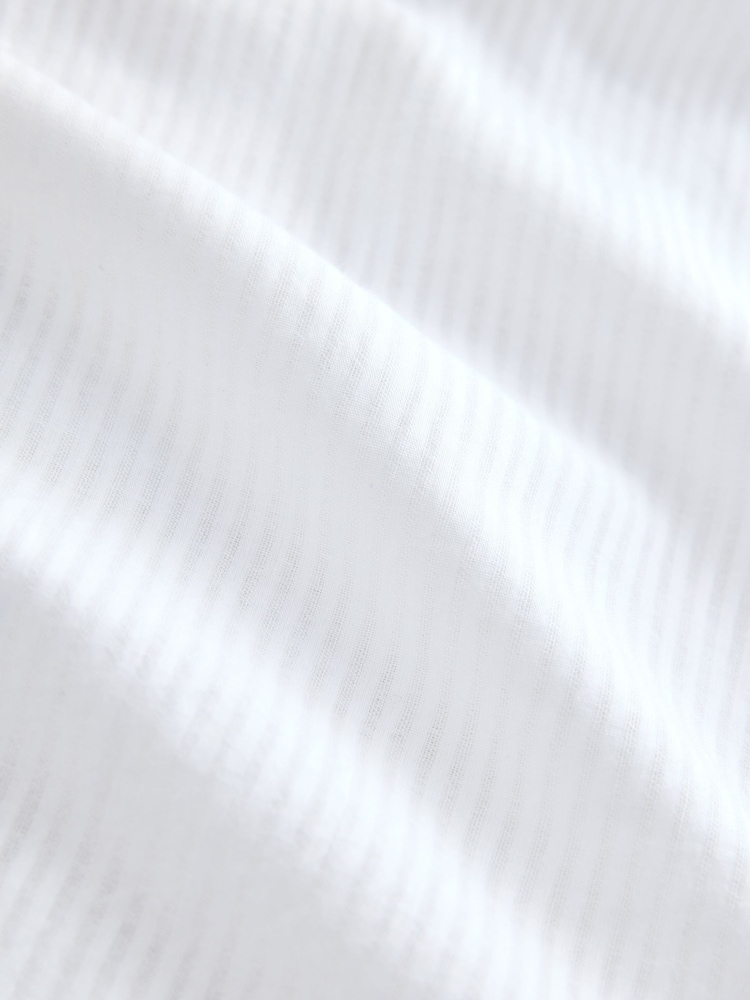 White Voluminous Beach Shirt - Image 8 of 8