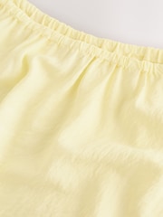 Yellow Asymmetric Lace Midi Skirt - Image 6 of 8