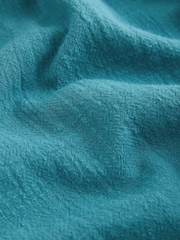 Teal නිල් - අත් පළල් කකුල් ජම්ප්සූට් - 7න් 6 වන රූපය