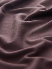 Chocolate Brown Shirred Strappy Jersey Midi Dress - Image 7 of 8