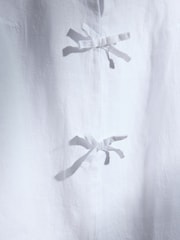 White N. Premium 100% Linen Mini Dress - Image 3 of 3