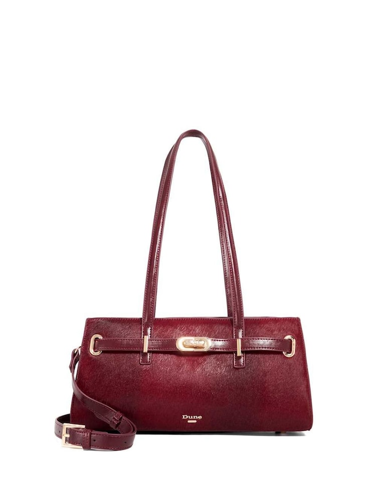 Dune London Red Depend East West Medium Tote - Image 1 of 5 Dune London Red Depend East West Medium Tote - Image 1 of 5
