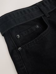Zwart denim - Barrel Jeans Met ceintuur - Afbeelding 9 van 9