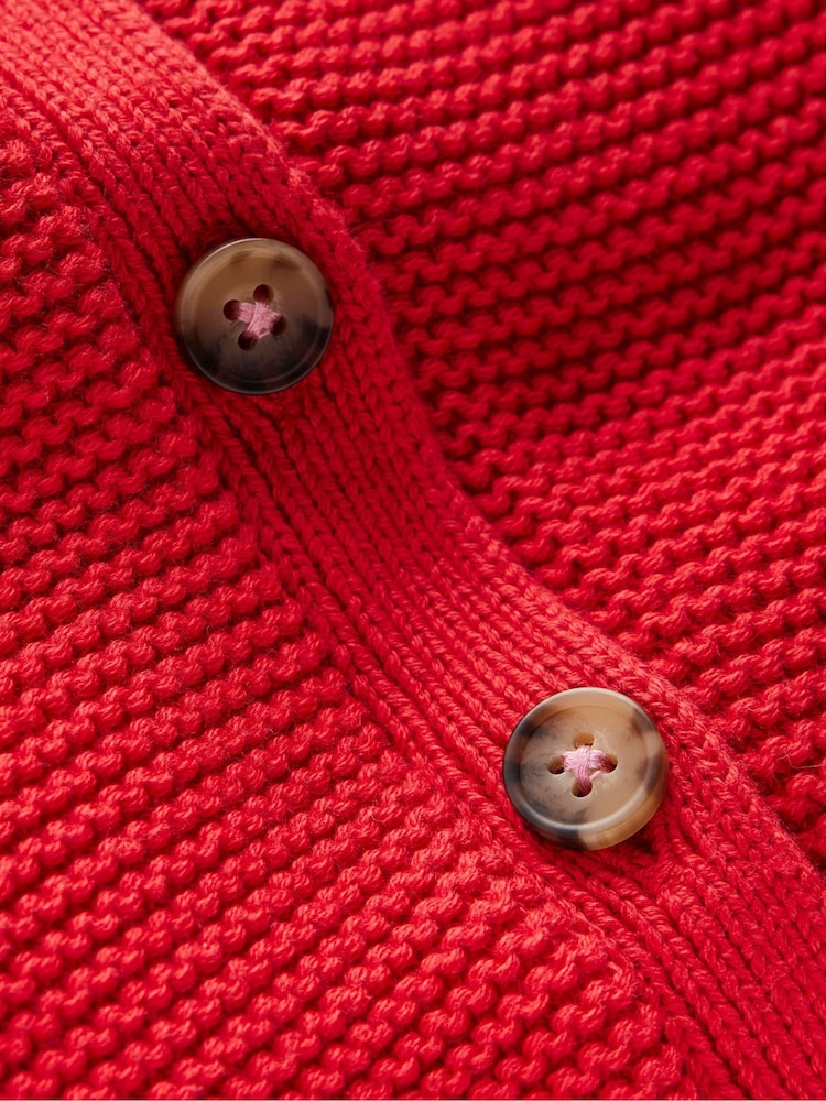 Boden Red Collared Cardigan - Image 3 of 3