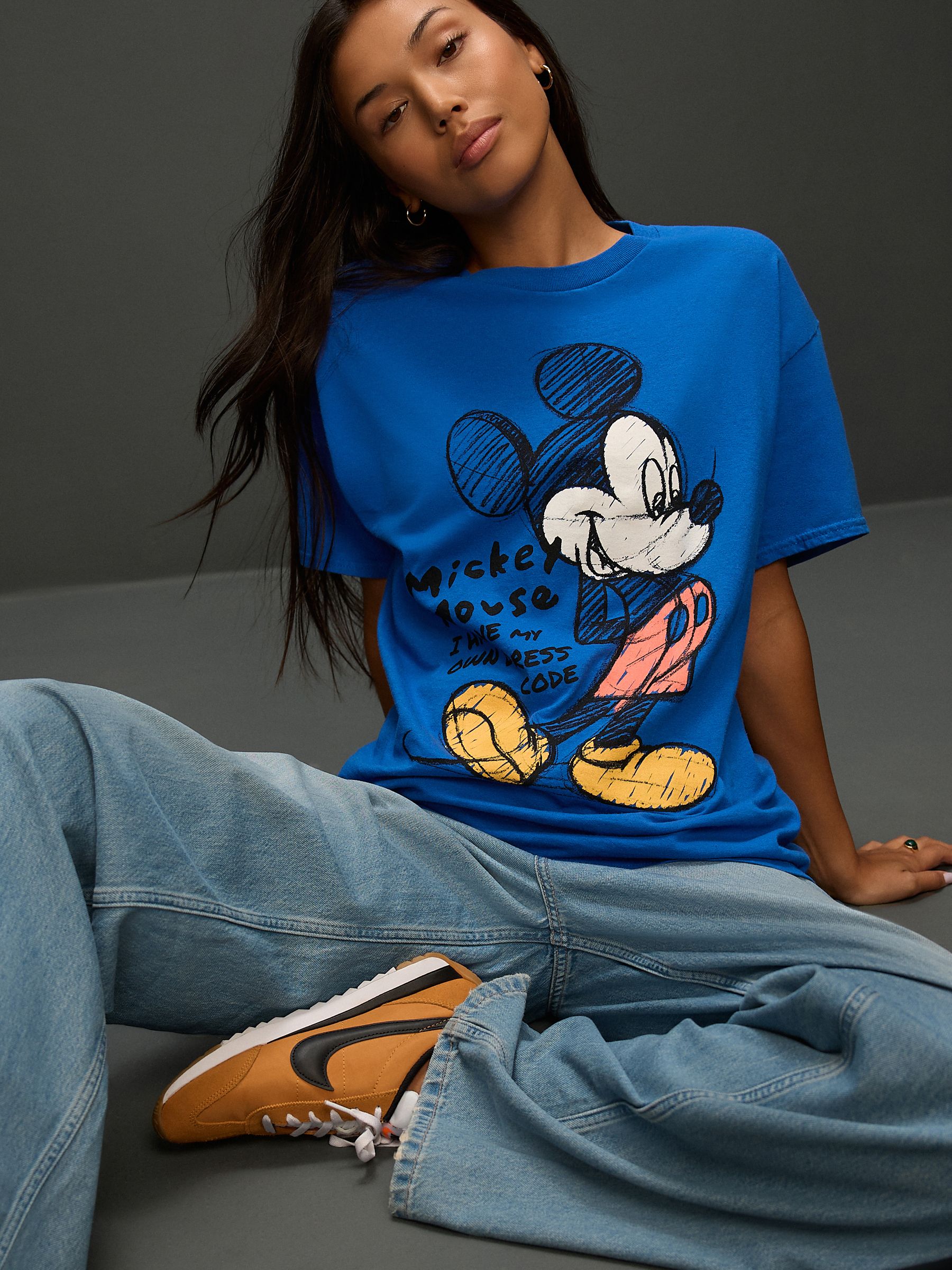 トップス ORIGINAL BLUES X NEXUS7 - MICKEY MOUSE - Buy Blue Mickey Mouse Graphic Print T-Shirt from Next USA