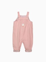 Trotters London Pink Cord Duck Applique Dungarees - Bild 1 von 2