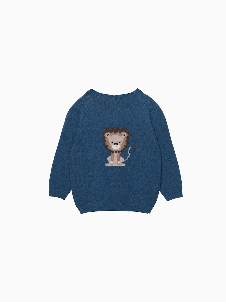 Trotters London Baby Blue Augustus Jumper - Image 1 of 2