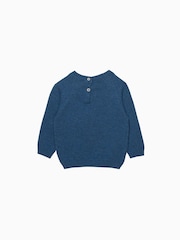 Trotters London Baby Blue Augustus Jumper - Image 2 of 2