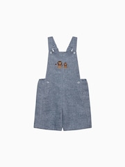 Trotters London Blue Lion Alfie Bib Shorts - Image 1 of 2