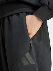 adidas Black Z.N.E. Barrel Tracksuit Bottoms - Image 4 of 7